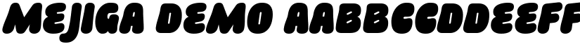 Mejiga Demo font