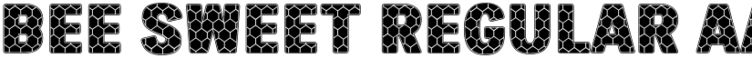 Bee Sweet Regular font