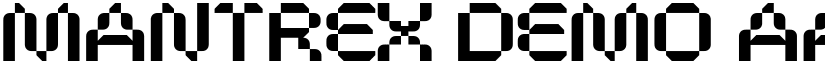 Mantrex Demo font