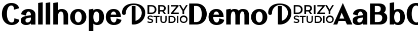 Callhope Demo font