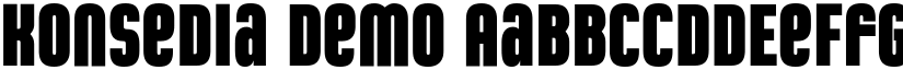 Konsedia Demo font