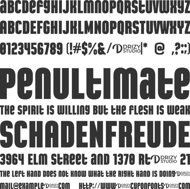 Konsedia font preview