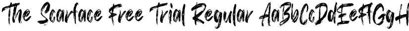 The Scarface Free Trial Regular font
