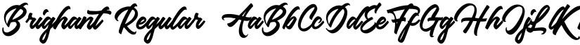 Brighant Regular font