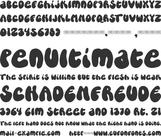 Torkless Free Trial font preview