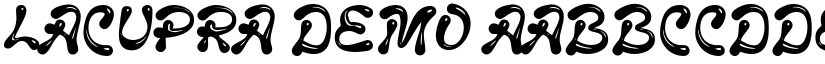 Lacupra Demo font