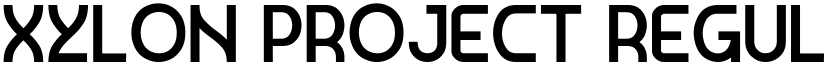 Xylon project Regular font
