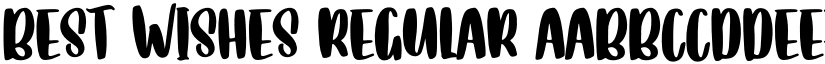 Best Wishes font download