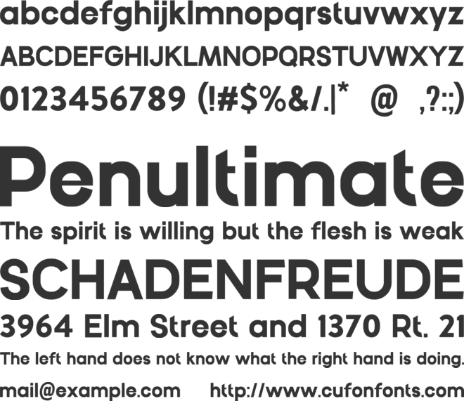 Cakewalk font preview