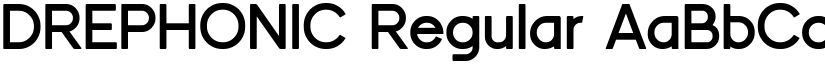 DREPHONIC Regular font