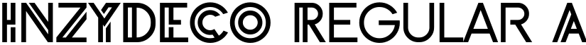 INZYDECO Regular font