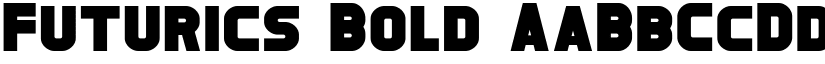 Futurics Bold font
