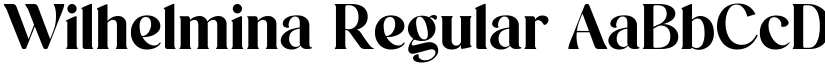 Wilhelmina Regular font