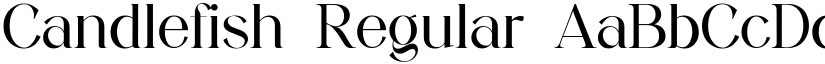 Candlefish Regular font