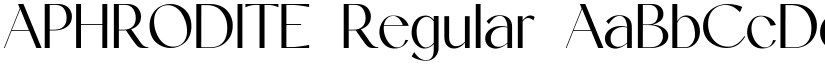 APHRODITE Regular font