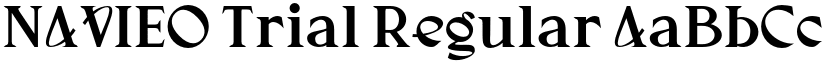 NAVIEO Trial Regular font