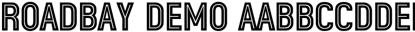 Roadbay Demo font