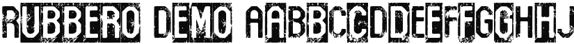 Rubbero font download