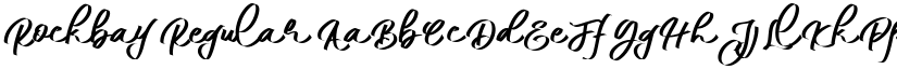 Rockbay Regular font