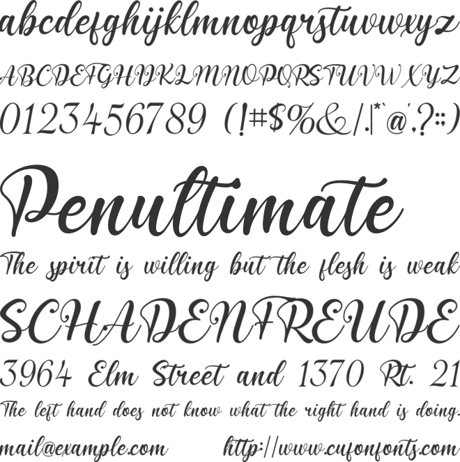 rilastail font preview