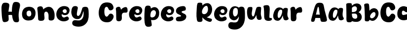 Honey Crepes Regular font