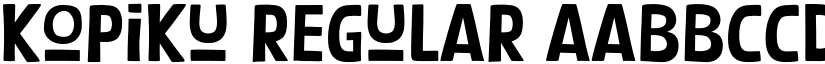 Kopiku Regular font