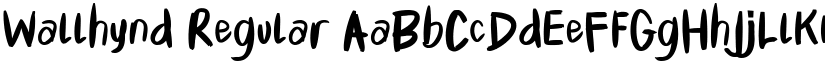 Wallhynd font download