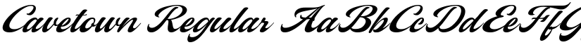 Cavetown Regular font