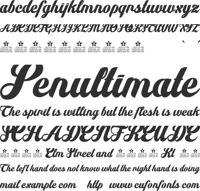 Let it Be Personal Use font preview