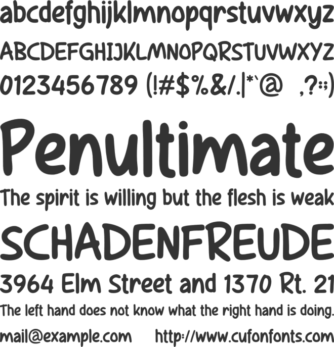 ANTEORS font preview