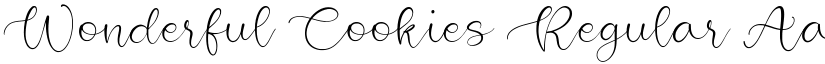 Wonderful Cookies Regular font