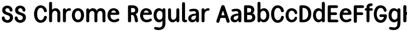 SS Chrome Regular font