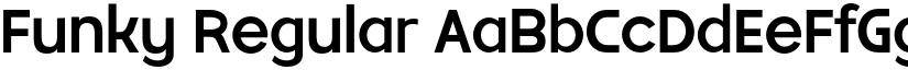 Funky Regular font