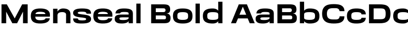 Menseal Bold font