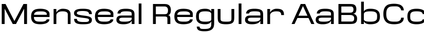 Menseal Regular font