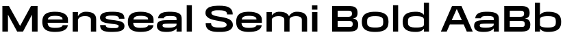 Menseal Semi Bold font