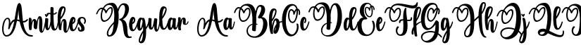 Amithes Regular font