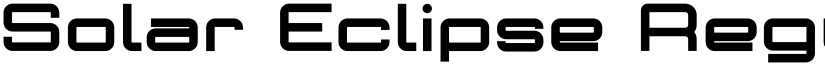 Solar Eclipse font download