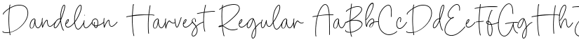 Dandelion Harvest Regular font