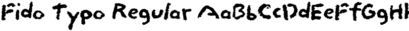 Fido Typo Regular font