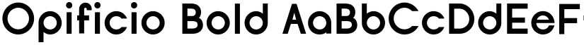 Opificio Bold font