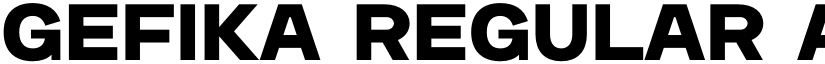 Gefika Regular font