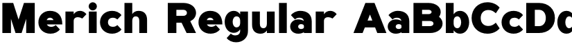 Merich Regular font