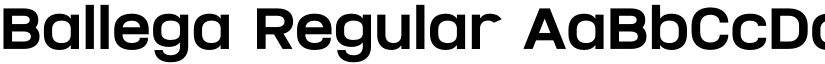 Ballega Regular font