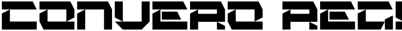 CONVERO Regular font