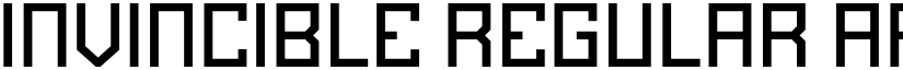 Invincible Regular font