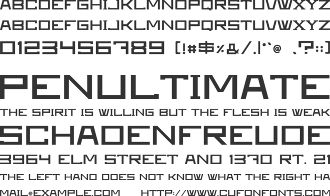 Lupisleg Font font preview