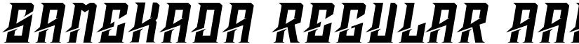 Samehada Regular font