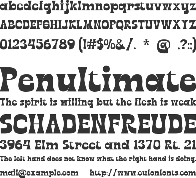 pirathe font preview