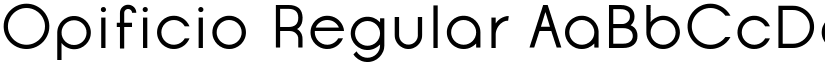 Opificio Regular font